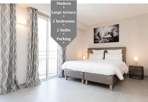 Cannes City Centre Apartment | Carlton area: New 2 beds/2 baths