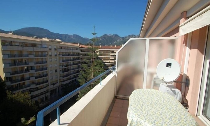 Menton Apartment | Central Studio with Terrace, A/C, Parking & Near Beach