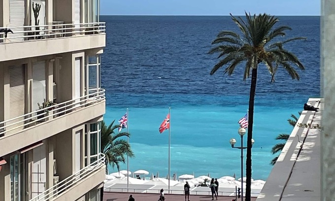 Nice City Centre Apartment | Charming spacious with terrace- great location Promenade des Anglais-Carré d'Or