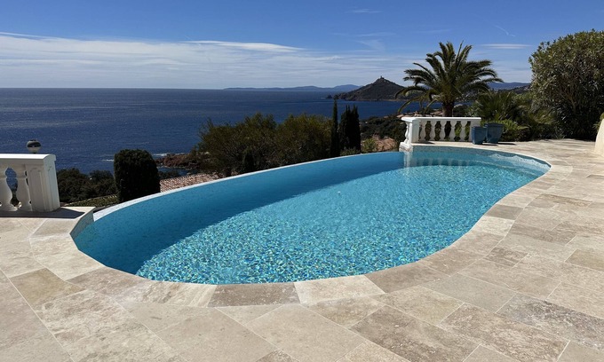 Antheor Villa | EXCEPTIONAL SEA VIEW VILLA SAINT RAPHAEL 15 'walking from THE BEACH