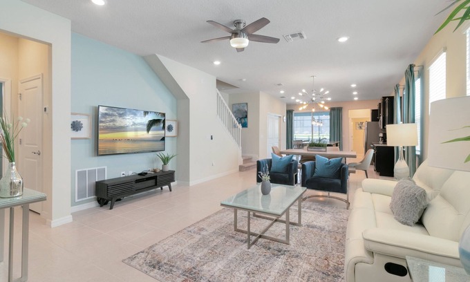 Southeast Orlando Villa | Last Minute Disney Getaway! Luxury Villa with Private Pool & Game Room. Book Now! #49491
