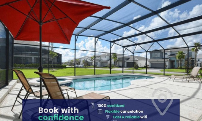 Kissimmee Villa | Lovely 6B Home with Private Pool & Spa Near Disney