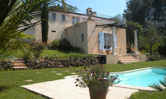Mouans-Sartoux Villa | MOUANS SARTOUX VILLA, POOL, PANORAMIC VIEW, 15 MN BEACHES CANNES - WIFI