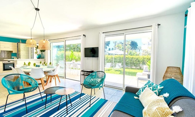Pointe Croisette Apartment | Nice Apartment With Private Garden, Pool & Parking