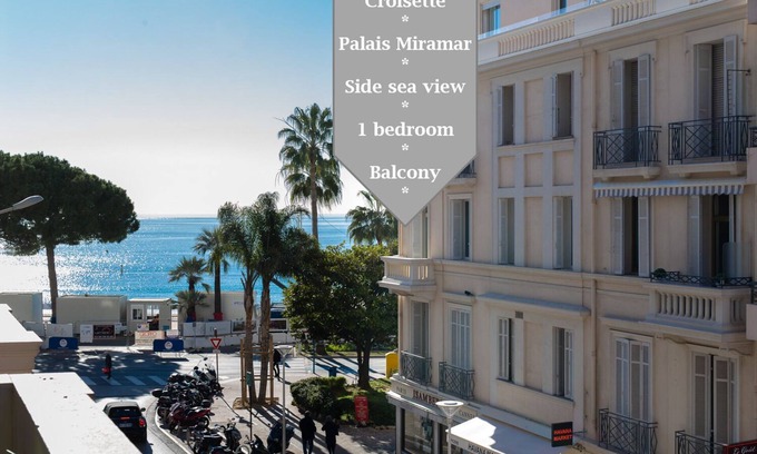 Cannes City Centre Apartment | Palais Miramar Croisette 1 bedroom