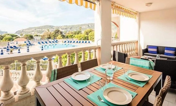 Villefranche-sur-Mer Apartment | Résidence Pierre & Vacances L'Ange Gardien - Apartment 7 people - 2 bedrooms - Spacious terrace - Sea view - Air-conditioned