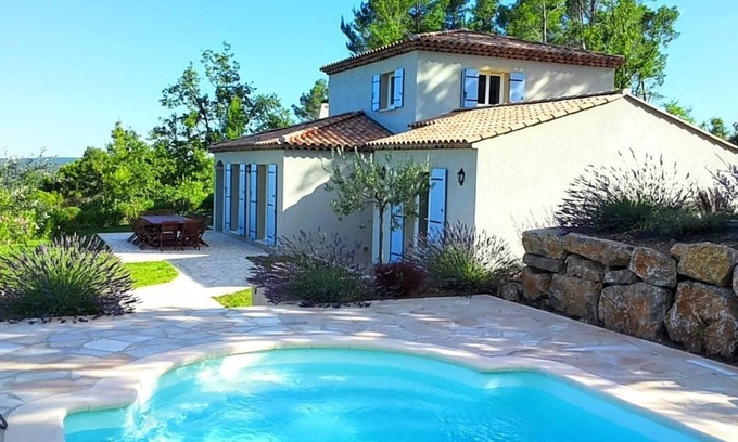 Fayence Villa | Very Spacious Villa With Stunning Views, Heated Pool and Air Conditionning