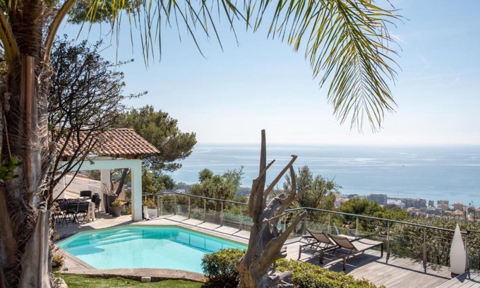 Roquebrune-Cap-Martin Villa | Villa vue mer proche Monaco et Menton