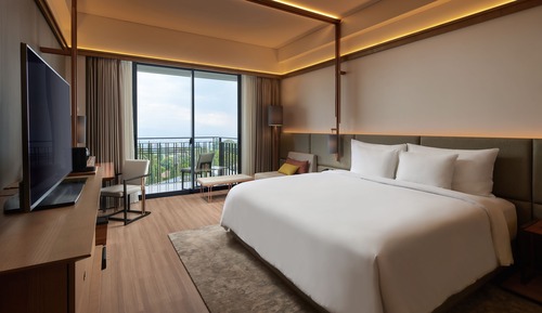 Deluxe Room, 1 King Bed, Balcony, Mountain View