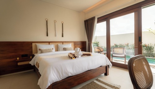 Comfort Double Room, 1 Queen Bed, Terrace, Pool View