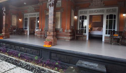 Marble Villa with Garden View